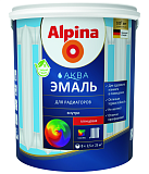 Alpina Аква Эмаль акриловая для радиаторов колерумая 0.9 л