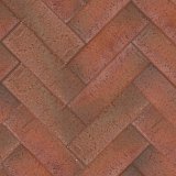 Клинкер тротуарный темно-красный флэш "Милан" бордо лонг