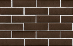 Кирпич ЛСР клинкер фасадный темно-красный с черным песком "Лиссабон" винтаж