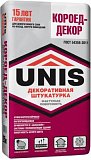 Unis КОРОЕД-ДЕКОР декоративная штукатурка 25 кг