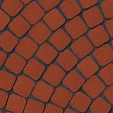 Клинкер тротуарный красный "Лондон" квадро R