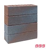 Кирпич ЛСР клинкер фасадный светло-коричневый с серебром "Нордвейк"