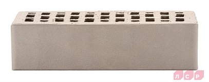 Кирпич ЛСР Серый гладкий