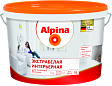Краска водно-дисперсионная для внутренних работ Alpina Экстрабелая интерьерная белая