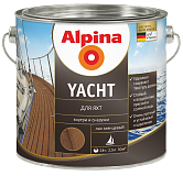 Лак алкидно-уретановый Alpina Yacht GL для яхт глянцевый не колеруемый