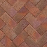 Клинкер тротуарный темно-красный флэш "Милан" бордо классик