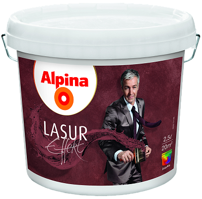 Декоративное покрытие Alpina Effekt Lasur Base / Лазурь Базе