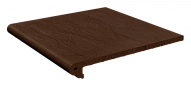 Клинкерная ступень фронтальная флорентийская Шоколад 32X33 MARKAСТРОЙ