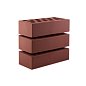Кирпич лицевой БОРДО ТЕМНЫЙ (гладкий, бархат, рустик) 1,4 НФ КЕРМА
