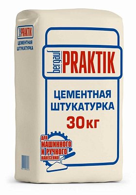 Штукатурка Bergauf Praktik цементная 30кг