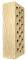 Кирпич лицевой IVORY 1НФ с накатом