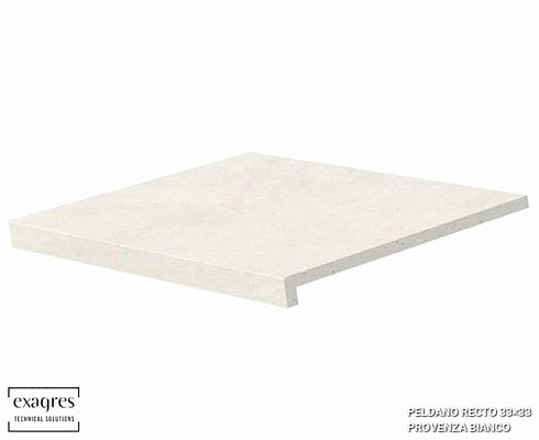 Клинкерные ступени PELDANO RECTO 33X33 PROVENZA BIANCO EXAGRES