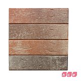 Кирпич красный флэш с пепельной посыпкой ЛСР