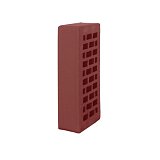 Кирпич лицевой пустотелый винный гладкий 1NF М-175 ЛСР