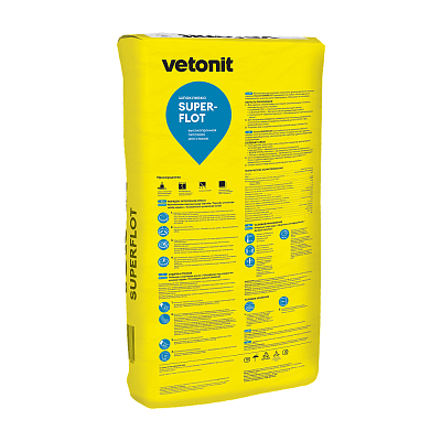 Шпаклевка гипсовая Vetonit Gyproc (Гипрок) SUPERFLOT 20кг