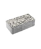 Брусчатка стоунмикс белый с черным 600*300