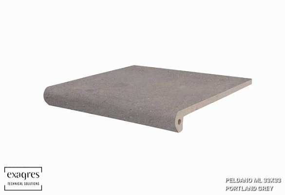 Клинкерные ступени PELDANO ML 33X33 PORTLAND GREY EXAGRES