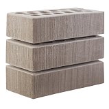 Кирпич лицевой СЕРЕБРО (гладкий, бархат, рустик) 1,4 НФ КЕРМА