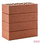 Кирпич ЛСР Темно-красный рустик