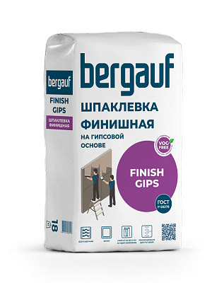 Bergauf FINISH GIPS Финишная шпаклевка на гипсовой основе
