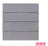 Кирпич ЛСР клинкер фасадный серый "Осло"