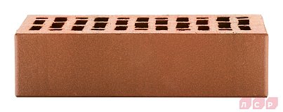 Кирпич красный флэш ультра гладкий ЛСР 