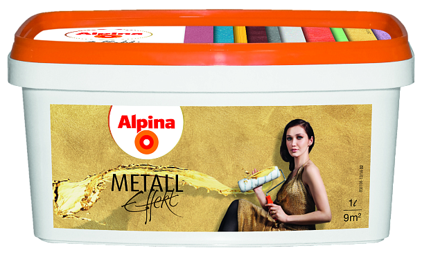 Декоративное покрытие Alpina Effekt Metall Gold / Метал Голд