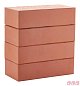 Кирпич лицевой керамический полнотелый 1NF гладкий красный ЛСР