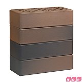 Кирпич ЛСР светло-коричневый флэш гладкий