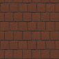 Клинкер тротуарный темно-красный "Эдинбург" квадро
