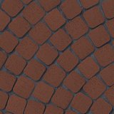 Клинкер тротуарный темно-красный "Эдинбург" квадро R