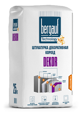 Bergauf DEKOR Штукатурка декоративная 25кг