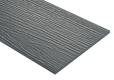 Фиброцементный сайдинг FIBRA PLANK графитовый серый 