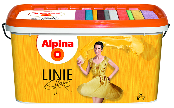 Декоративное покрытие Alpina Effekt Linie / Линия, 5 л