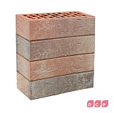 Кирпич красный флэш с пепельной посыпкой ЛСР