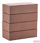 Кирпич лицевой керамический полнотелый коричневый 1NF М-400 ЛСР