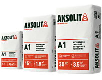 Штукатурка гипсовая для ручного нанесения AKSOLIT (Аксолит) A1, 30кг