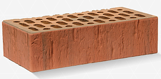 Кирпич лицевой «Мокко-bunt-кроста» с утолщенной стенкой