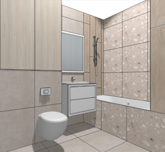 Дизайн-проект ванной комнаты в Казани — Бесплатно в Снабград!