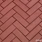 Клинкер тротуарный темно-красный "Эдинбург" лонг