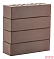Кирпич ЛСР клинкер фасадный коричневый "Мюнхен"
