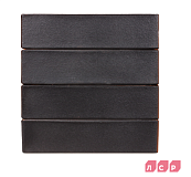 Кирпич ЛСР клинкер фасадный графитовый "Гётеборг"