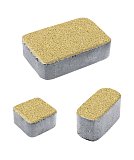 Брусчатка Классико гладкая желтая