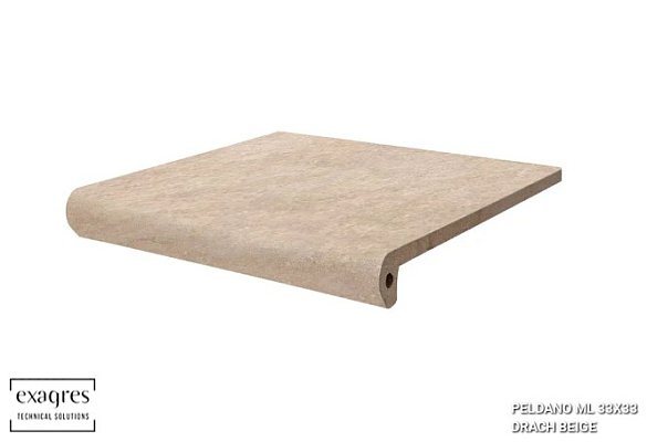 Клинкерные ступени PELDANO ML 33X33 DRACH Beige EXAGRES