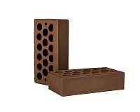 Кирпич одинарный 1 НФ шоколад Ак Барс Керамик