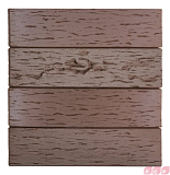 Кирпич ЛСР клинкер фасадный темно-терракотовый флэш "Брюгге" 