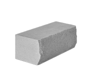 Кирпич околотый силикатный серый