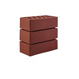Кирпич лицевой КРАСНЫЙ (бархат, рустик, П40 200/1,2/75) 1 НФ КЕРМА